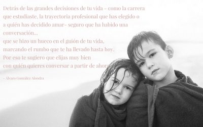 Elige bien con quién quieres conversar