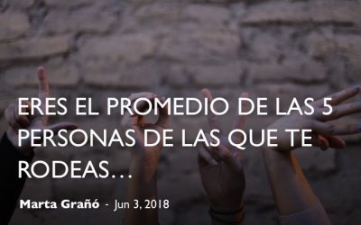 Eres el promedio de las 5 personas de las que te rodeas