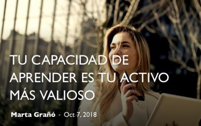 Tu capacidad de aprender es tu activo más valioso