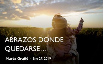 Abrazos donde quedarse…