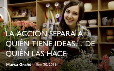 La acción separa a quién tiene ideas… de quién las hace