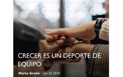 Crecer es un deporte de equipo