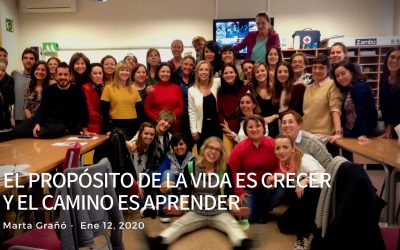 El propósito de la vida es crecer y el camino es aprender