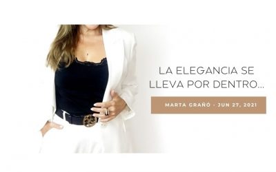 La elegancia se lleva por dentro
