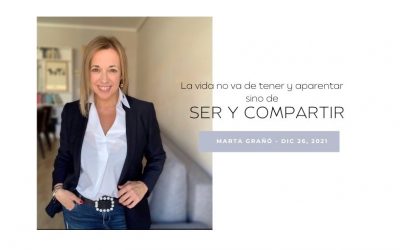 La vida no va de tener y aparentar, sino de ser y compartir