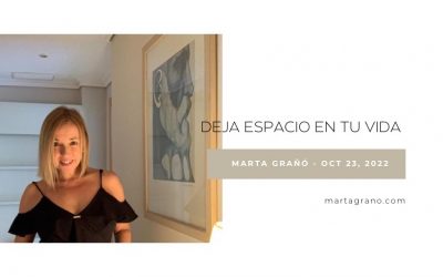 Deja espacio en tu vida – repost