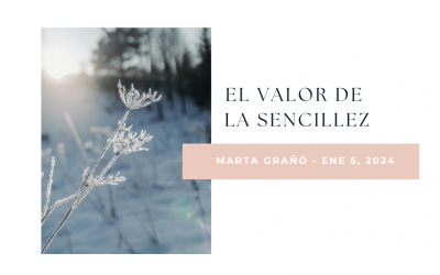 El valor de la sencillez