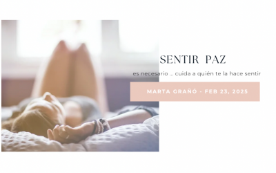 Sentir paz es necesario