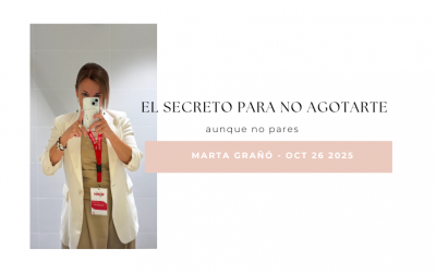 El secreto para no agotarte