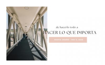 Hacer lo que importa